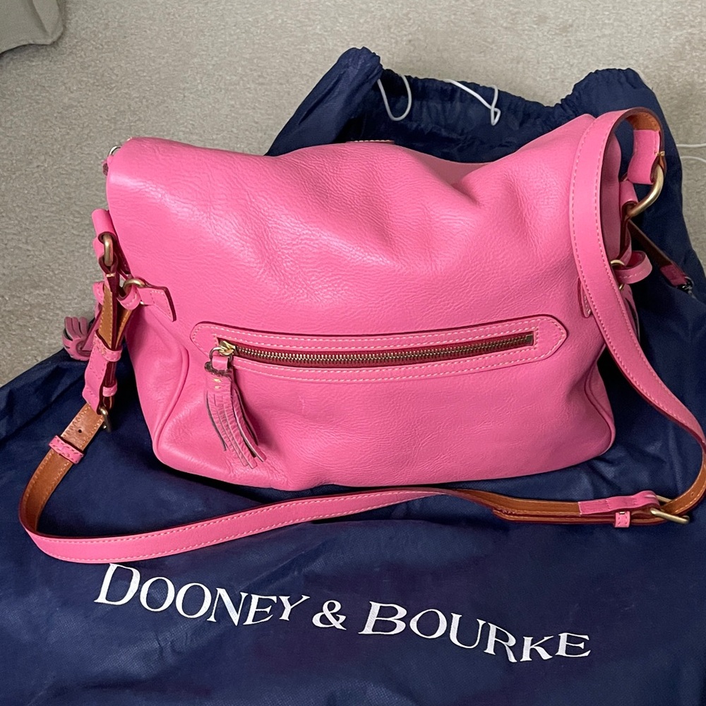Dooney & Bourke Vibrant Pink Crossbody Bag - Picture 2 of 5